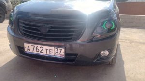 Ангельские Глазки TAU tech в фары Chevrolet Cobalt LED Angel Eyes