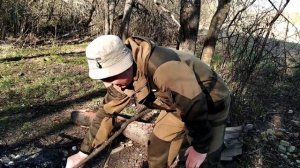 Открытие сезона рыбалки на поплавок. Каша рисовая со сгущенкой на костре.