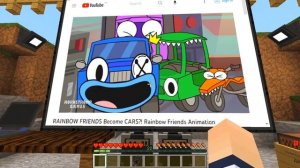 РАДУЖНЫЕ ДРУЗЬЯ НО СТАЛИ МАШИНАМИ В МАЙНКРАФТ 100% ТРОЛЛИНГ МУЛЬТИК ХАРДИ