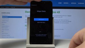 Hard Reset XIAOMI Redmi 4X - Bypass Fingerprint / Factory Reset