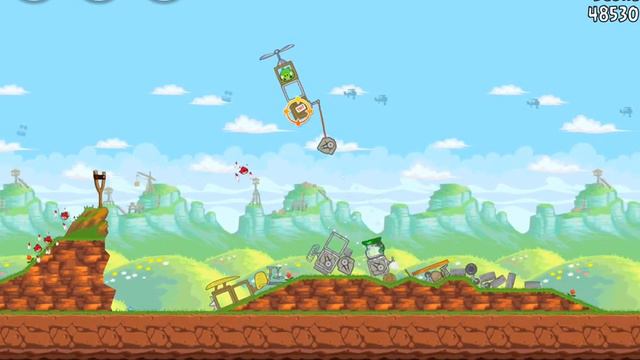 Angry Birds 23-15 Red's Mighty Feathers. 3 stars. смотреть онлайн