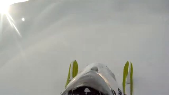 Шерегеш на горном снегоходе!!! смотреть онлайн