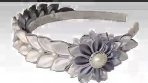 Ободки на голову видео. Как сделать ободки на голову видео мастер класс. DIY. МК.