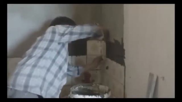 Как ложить плитку на гипсокартон!!! смотреть онлайн