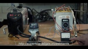 Демонстрация скоростного заряда супер аккумулятора ADGEX Energy