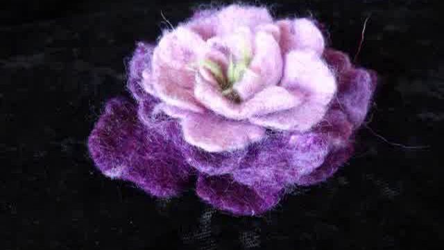 Валяние на шаблоне оригинальных украшений смотреть онлайн