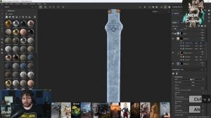 Master Sword Stylized Textures! Substance Painter Tips and Tricks