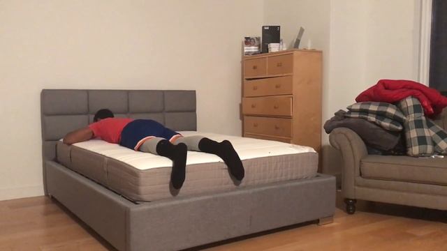 IKEA HAUGESUND MEDIUM FIRM SPRING QUEEN MATTRESS | BED REVIEW смотреть онлайн