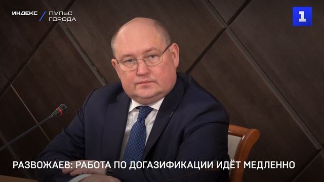Развожаев: работа по догазификации идёт медленно
