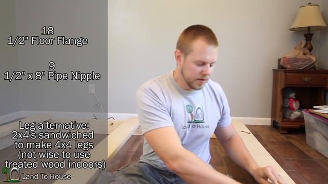 Build a simple King Size Bed Frame out of wood смотреть онлайн