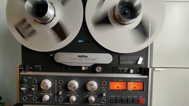 Revox B77 digital counter, auto stop and speed display смотреть онлайн