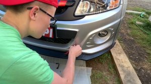 СПОРТ бампер на ГРАНТУ!/СПЛИТТЕР на тягах/линзованная оптика/ДЬЯВОЛЬСКИЕ глазки