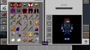 обзор мода на костюм человека паука в Майнкрафт