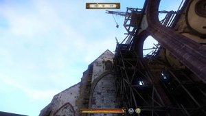 Kingdom Come Deliverance Достань ветку деревца с крыши церкви