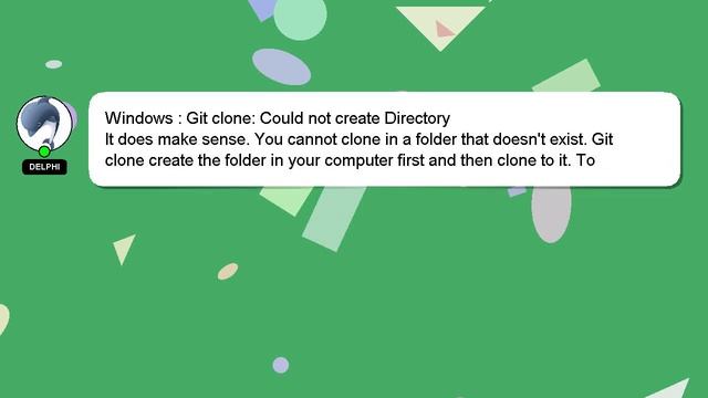 Windows : Git clone: Could not create Directory смотреть онлайн