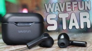 Wavefun STAR (Matte Black) Обзор недорогих беспроводных наушников с Алиэкспресс