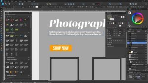 Webpage Design Idea | Affinity Designer Tutorial