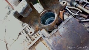 АУДИ 80Б4 ПЕРЕДНИЙ СУППОРТ ПЕРЕБОРКА.AUDI 80B4 FORWARD SUPPORT PARTITION.