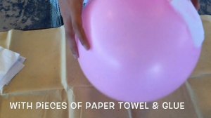 How to make Paper Mache Planet Lamp (Pluto)