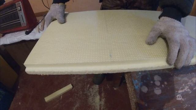 Как легко порезать полистирол.