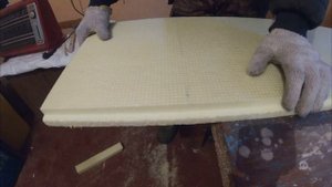Как легко порезать полистирол.