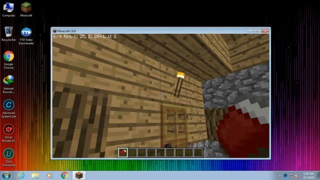 Minecraft 1.8.9 Gameplay on Virtual Machine (VMware) смотреть онлайн