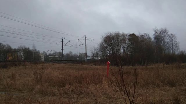 ЭС2Г 240 Сообщением Санкт-Петербург Балтийский - Калище следует по неправильному пути. смотреть онлайн