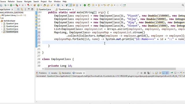 Java 8 Stream: Convert List of Employee to Map of Long, Employee | Efficient Data Transformation
