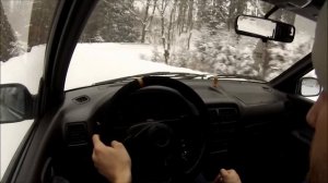 SUBARU JUSTY GTI 4X4 SNOW RIDE / DRIFTING