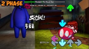 Rainbow Friends ALL PHASES vs Fat Girlfriend ALL PHASES | FNF & Buffet Night Burstin & Roblox