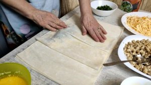 ПИРОЖКИ С МЯСОМ в духовке. С теста фило. Рецепты Анны
