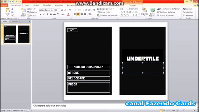 Como Fazer Cards do Undertale смотреть онлайн