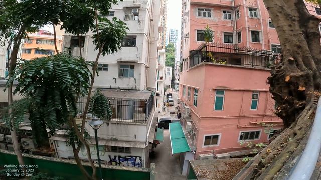 [4k] Walking Hong Kong Streets: Wan Chai Gap Road