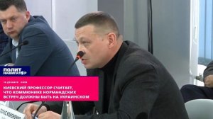 Киевский профессор считает, что коммюнике Нормандских встреч должны быть на украинском