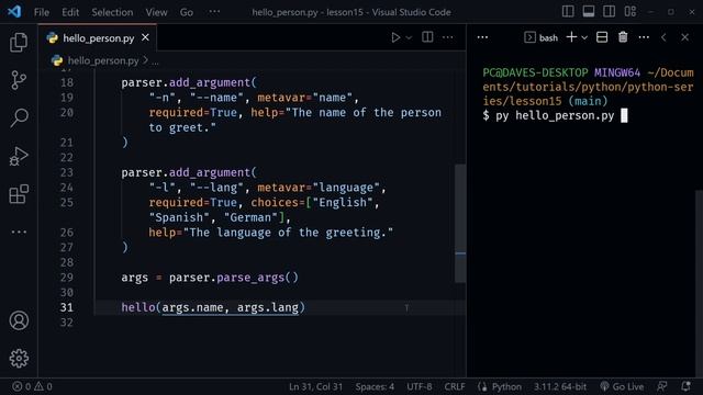 Python Command Line Arguments tutorial for Beginners