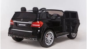 Детский электромобиль GLS63 Mercedes Benz AMG LUX черный (Joy Automatic) HL228 обзор