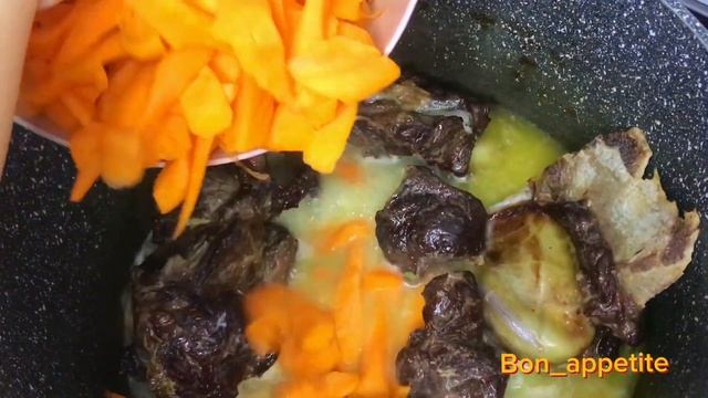 Плов по Казахски из конины.Казахского плова из конского мяса