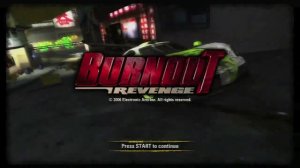 Burnout Revenge (2005) - Intro screen, xbox 360 [Full HD] 