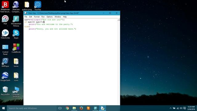 Python Tutorial - 5(If, Elif And Else Statement)