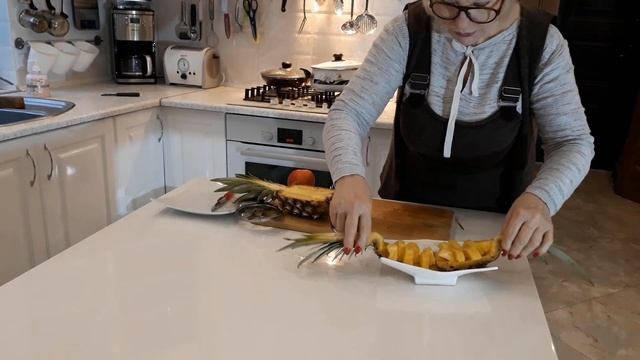 Ананас как почистить