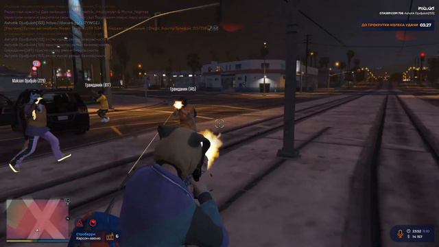 ОТКИСАЮТ В ГЕТТО ВСЕ И Я ТОЖЕ !! GTA 5 RP INSQUAD ( ГТА 5 РП ИНСКВАД смотреть онлайн