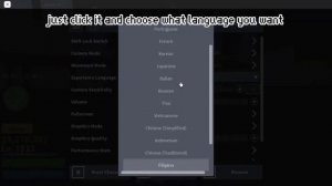 How to change a game's language in roblox bloxfruits #bloxfruits