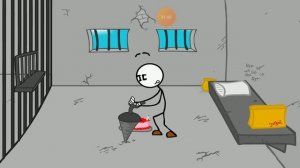 прохождение стикмена побег из тюрьмы на 2 концовки