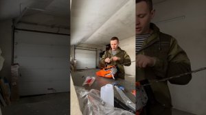 Обзор бензопилы Тайга🔥 Лично мое мнение что пила достаточно мощная 💪🏻 #подпишись