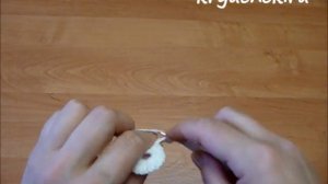 Простая снежинка крючком