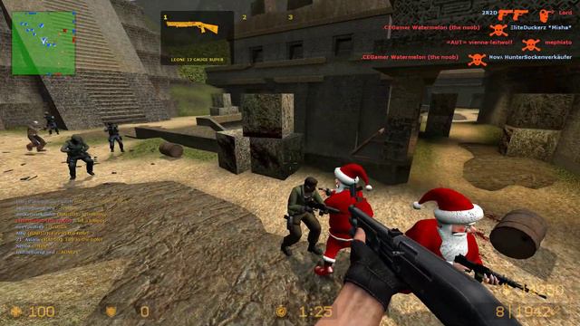 Counter-Strike Source Zombie Mod Gameplay on Aztec map смотреть онлайн