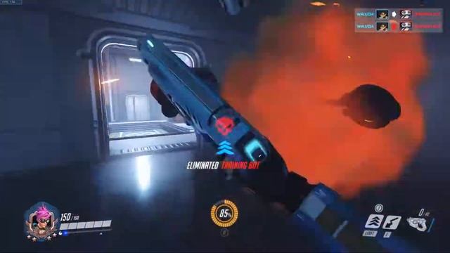 Overwatch Sound Effects - Tracer  in Punk Skin - Tosser!