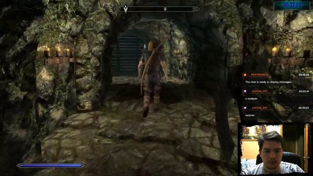 The Elder Scrolls V: Skyrim Первый запуск. Смотрим, что да как. смотреть онлайн