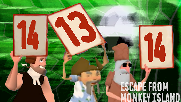 В таком прыжке и гол не к месту... - Escape from Monkey Island - 14