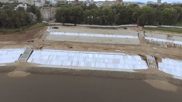 Берегоукрепление. Последствия ливня 12 августа